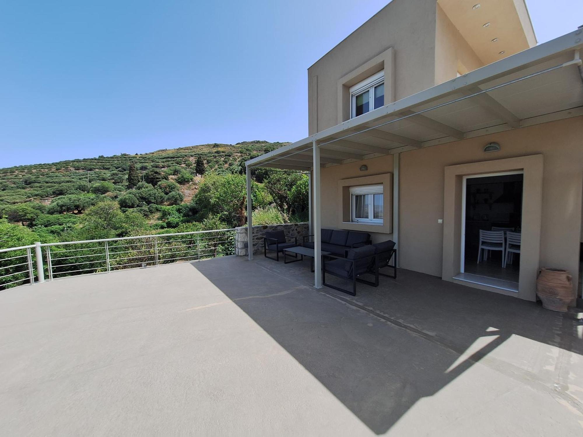 Villa Irini - Cretan Luxury Villa With Amazing View Paraspori  Exterior photo